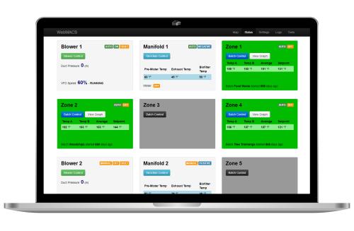 Modular Aeration Control System (WebMACS)
