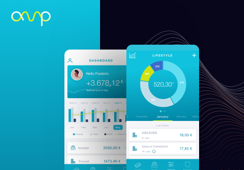 iOS application for personal finance management - Amplitude
