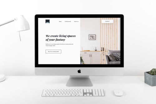WeStruct - Website for interior design firm
