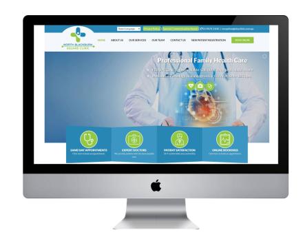 North Blackburn Square Clinic Web Design & Development