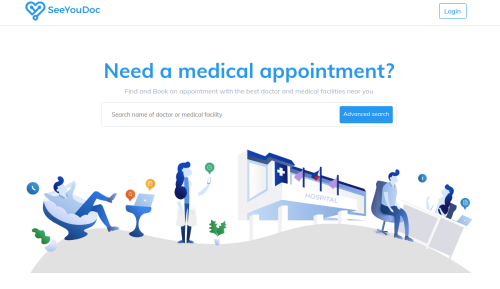 SeeYouDoc web and mobile apps