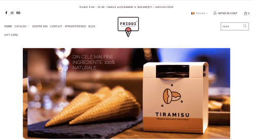 Ice-Cream (Gelato) Online Shop