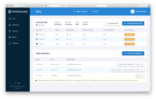 Front-end development