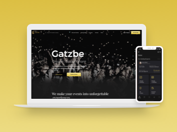 Gatzbe - UI Design for Event Service Provider Marketplace