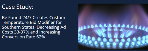 Be Found 24/7 Creates Custom Temperature Bid Modifier for Southern States