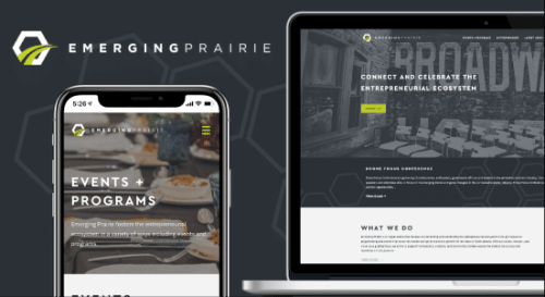 Website Design for Emerging Prairie