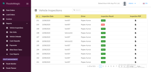 Office ERP System - Vehicle Inspections