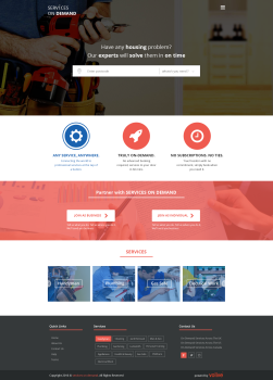Home service website