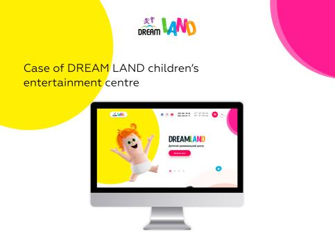 Dream Land | Child center website production