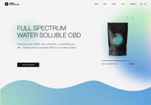 eCommerce UI/UX and Development for CBD Manufacturer