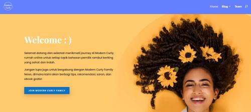 SEO & Content Marketing for Modern Curly
