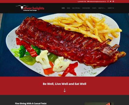 Winnipeg web design for Silver Heights Restaurant