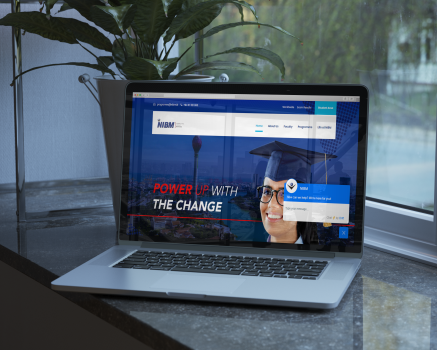 web design and developing for NIBM university
