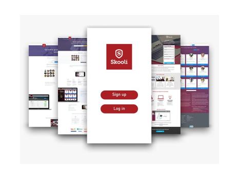 Web development for an e-learning start-up