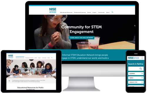 Promoting STEM and Community through a refreshed NISEnet.org