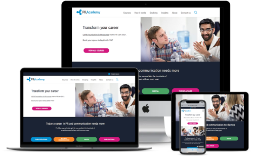 WordPress Website for PR Academy