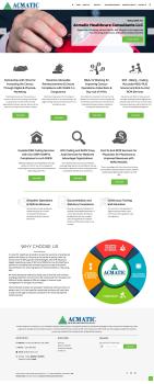 Health Care company website designing and Development