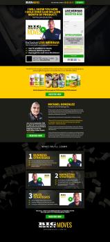 Big Money Moves Webinar Landing Page