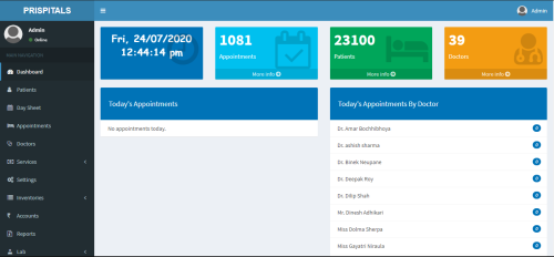 Hospital/Clinic Management System