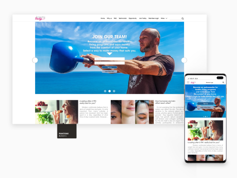 Fitness & Wellness Website