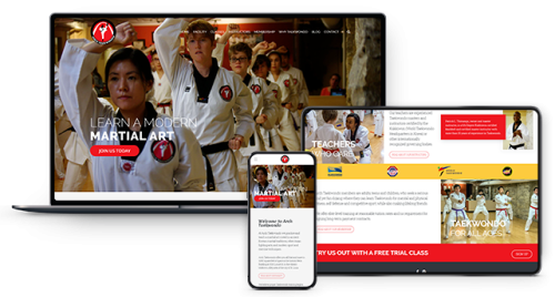 Web Design for Arch Taekwondo