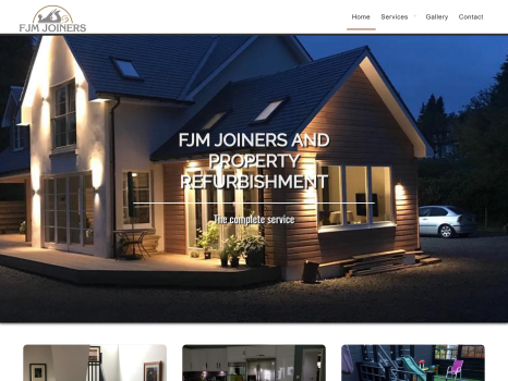 Website Designed for a local joinery Company