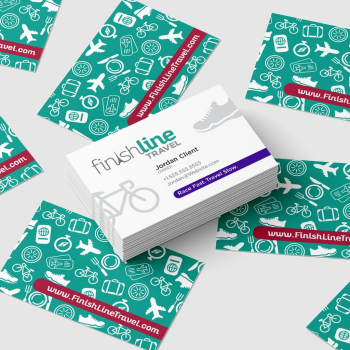 Finish Line Business Cards