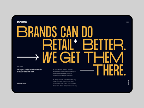 Pioneers ~ Branding + Web Design