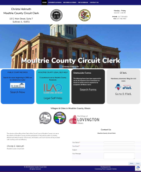 Website Design Project Moultrie County Circuit Clerk