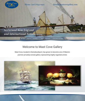 Mast Cove Gallery, Acclaimed New England and International Artists
