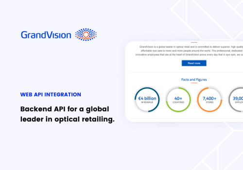 Backend API for a global leader in optical retailing