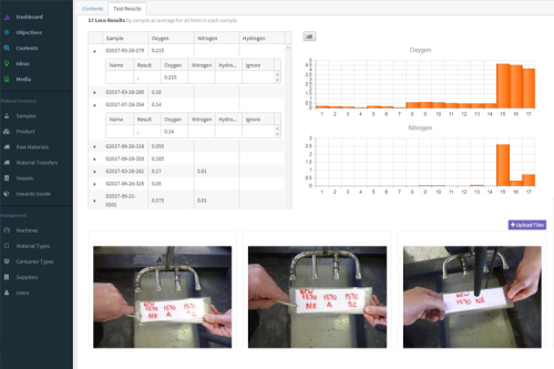 Chemical Manufacturing Materials Tracking System