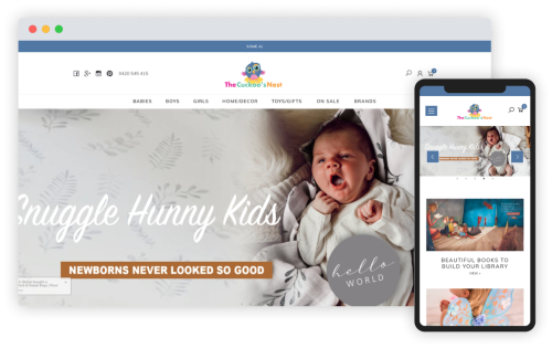 The Cuckoo's Nest - Neto Ecommerce Project