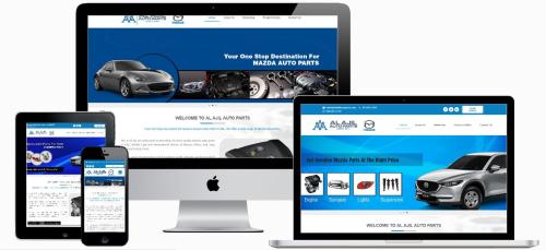 Al Ajil Auto Parts Trading Co LLC - Website Design & Development & Online Branding