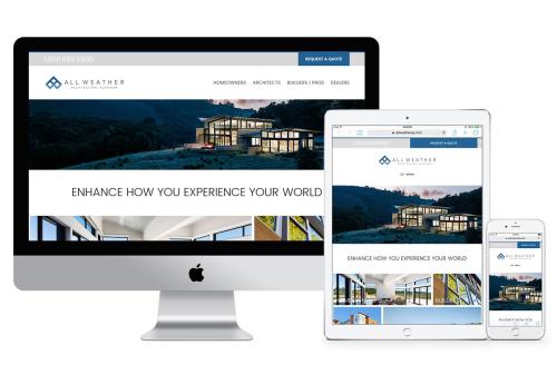 All Weather Architectural Aluminum - Website Development