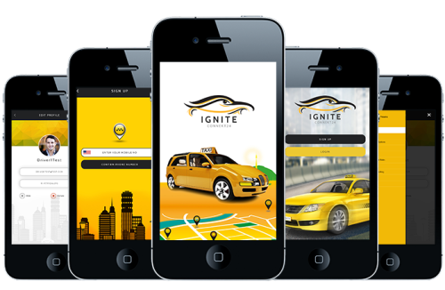 Taxi Services Mobile Application ( Android & iOS) Design