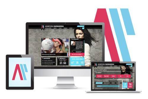 Agnieszka Radwańska / responsive website and digital image