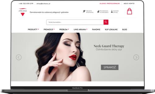 Arkana Cosmetics - E-commerce platform on Magento 2.0