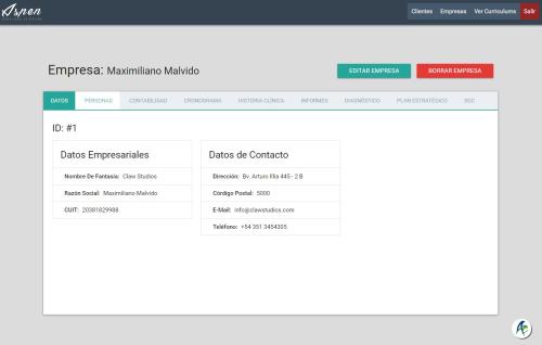 Aspen Consultores - Internal Panel