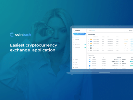 Coinbash - cryptocurrency exchange platform.
