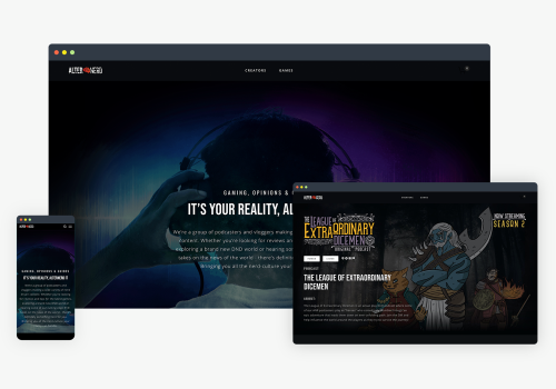 Podcasting Network Website Design & Development, Digital Strategy