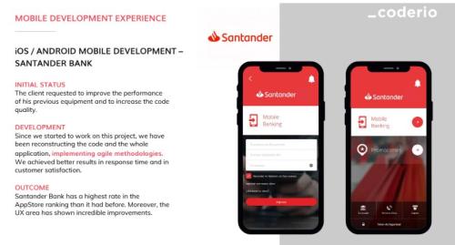 Santander Mobile App development