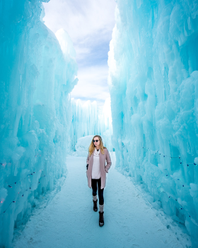 Ice castles in Canada