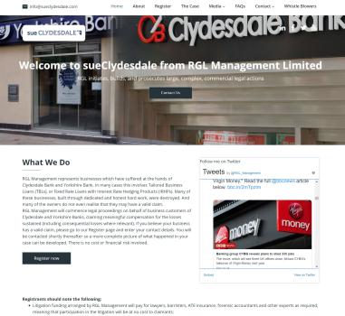 SueClydesdale Website and Emails