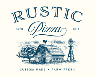Logo Design for Rustic Pizza