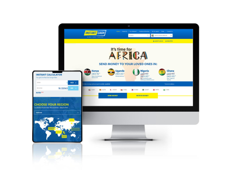 Instant Cash Website Designed and Developed by Element8 Dubai
