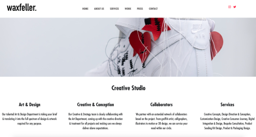 Website Creation - Waxfeller