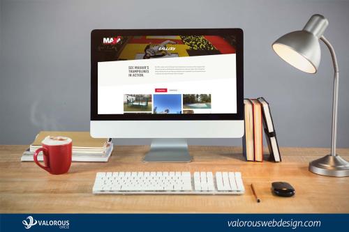 Web Development for MaxAir Trampolines