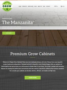 Website for Oregon Grow Cabinets