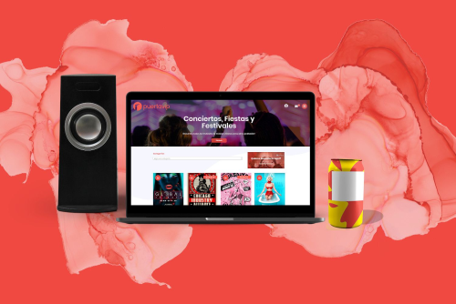 Online ticket sales with QR generation for validation and connection with printer